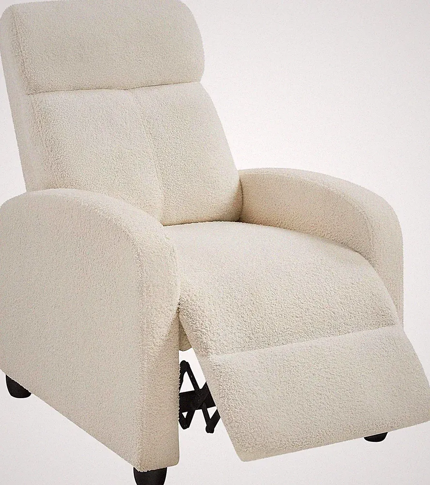 eakmart PU Leather Recliner Chair Living Room Single Sofa Home Theater