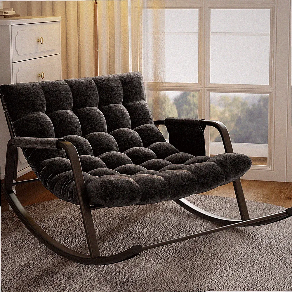 Grand Patio Rocking Chair Outdoor & Indoor Oversize Lounge Rocker Recliner Chair