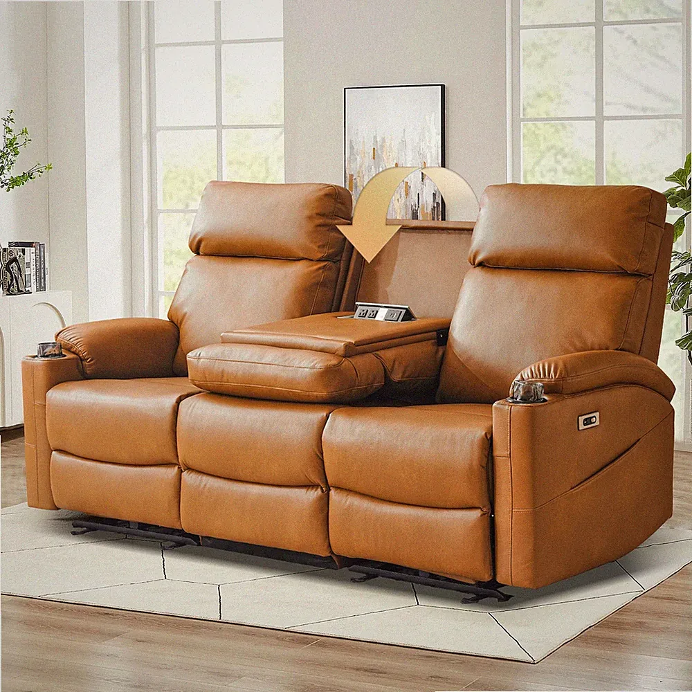 Power Reclining Sofa 3 Seater Recliner Sofa,Power Recliner Couch
