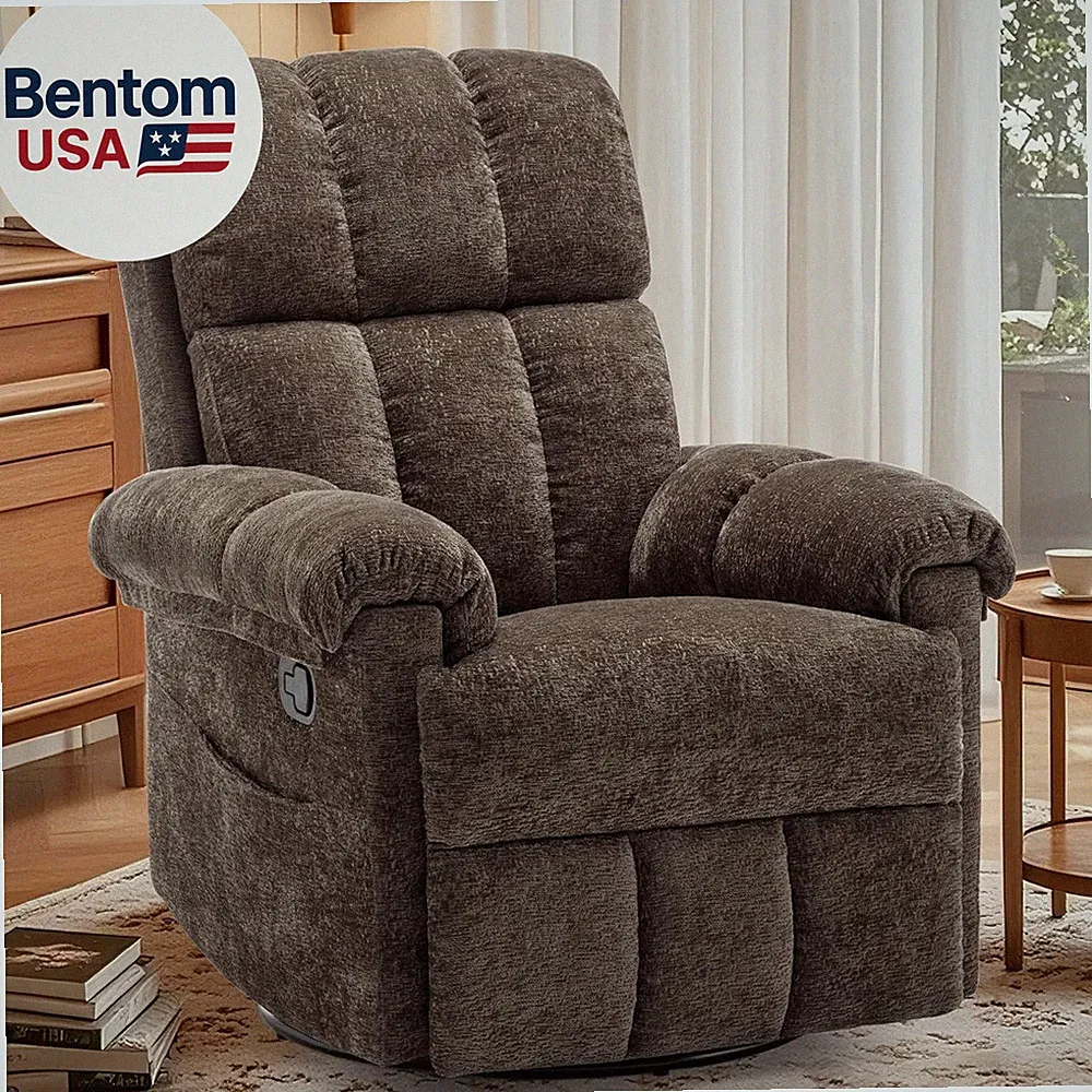 Recliner Chair, Swivel Rocker Recliner Chair for Adults, Small Recliners for Sma